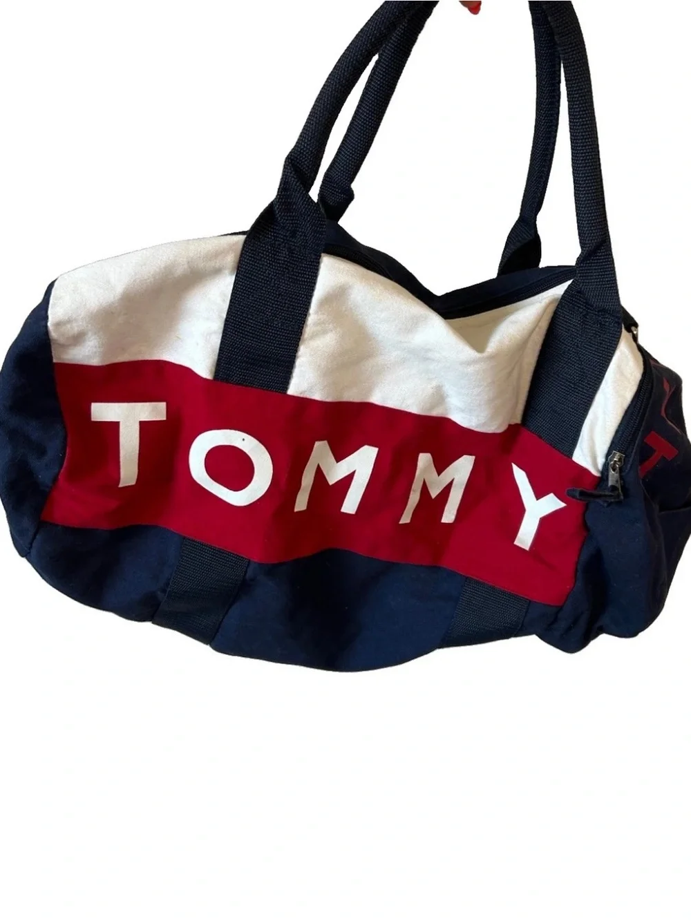 Tommy Hilfiger Bag 90s 00s Y2k Gym Work-out Sports Travel Carry-all Duffle